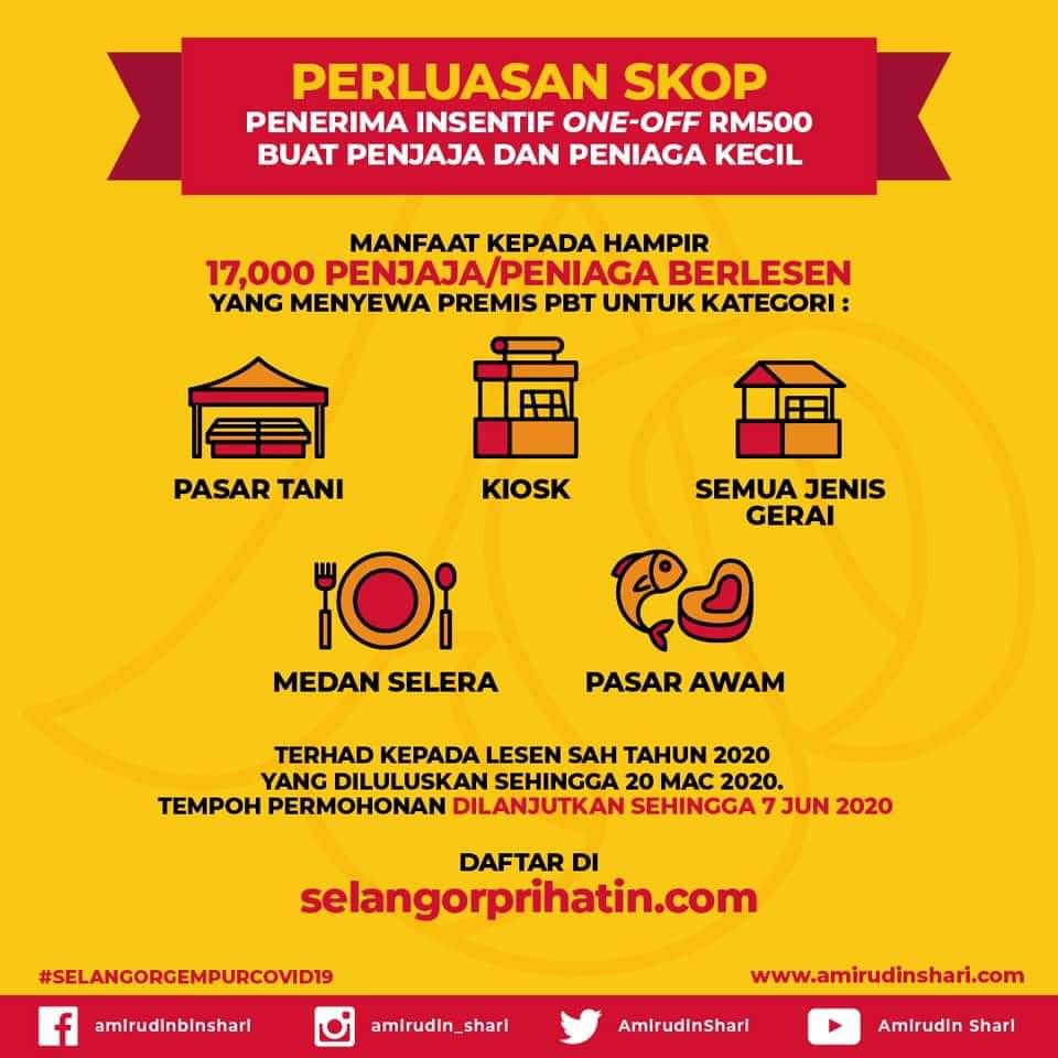Terkini Insentif Rm 500 Kepada Peniaga Dan Penjaja Premis Pbt Sahaja Kini Diperluas Kepada Semua Peniaga Dan Penjaja Pasar Tani Kiosk Semua Jenis Gerai Pasar Awam Dan Medan Selera Portal