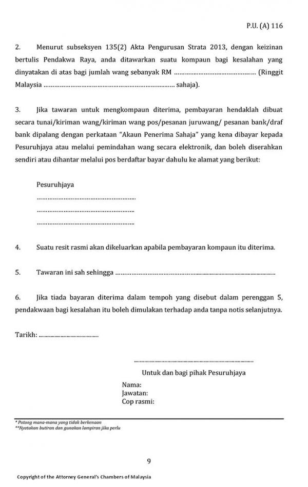 NOTIS TAWARAN UNTUK MENGKOMPAUN KESALAHAN-2
