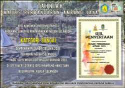 PROGRAM SUNGAI PROGRAM SUNGAI