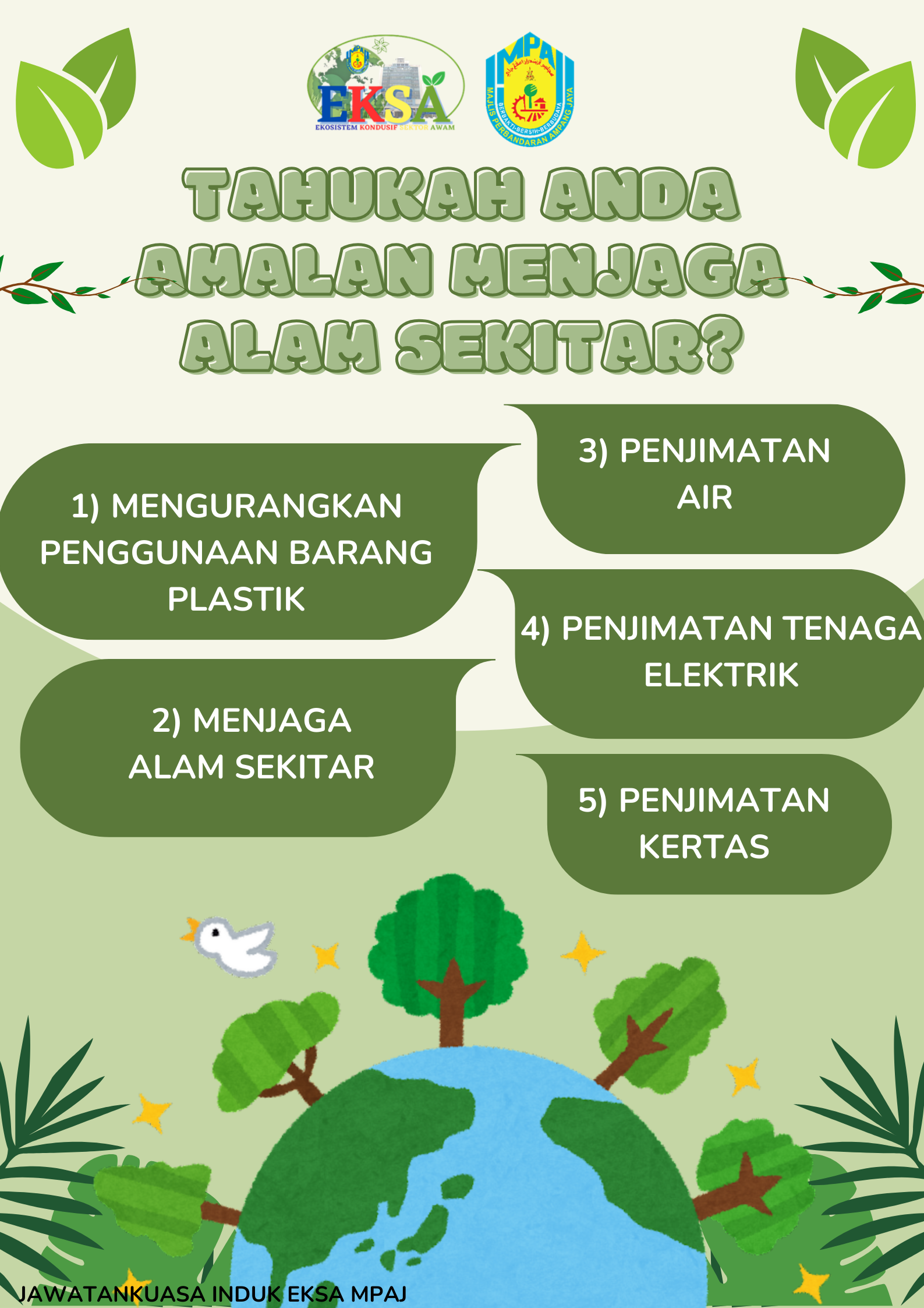 2) Amalan Menjaga Alam Sekitar