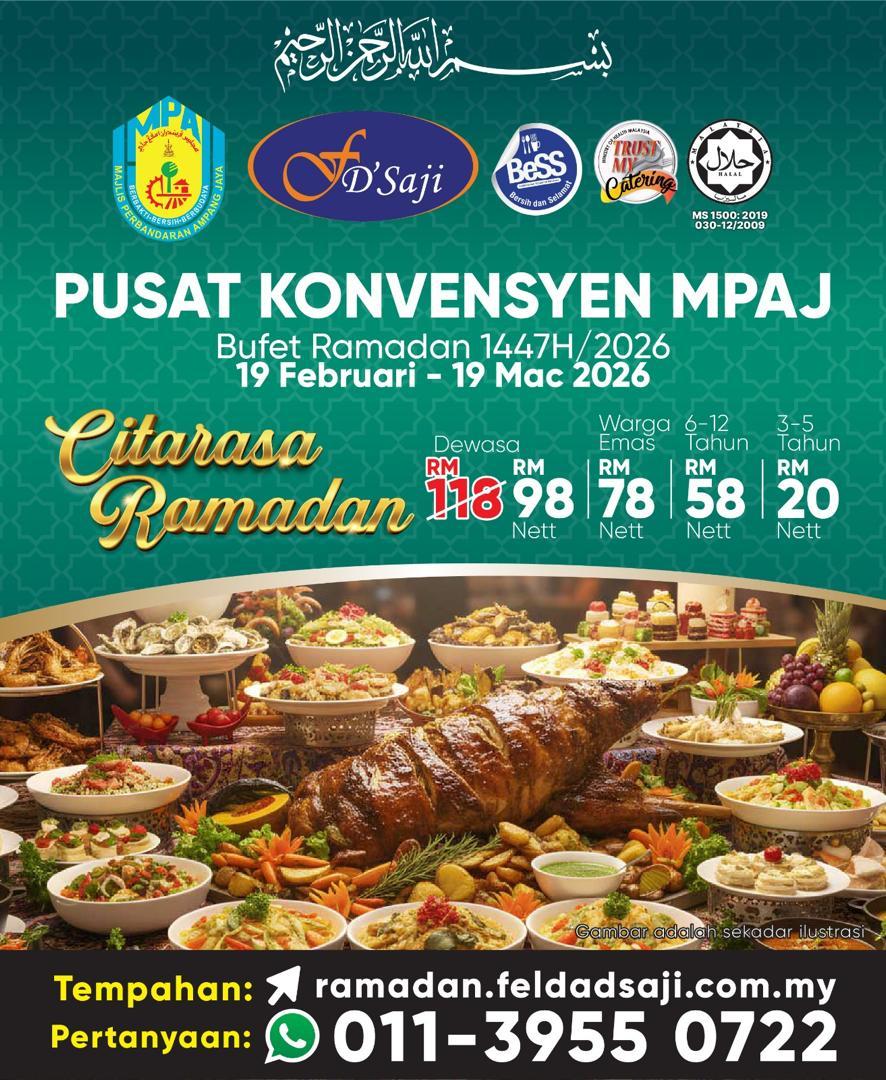 BUFET RAMADAN 1447H-PUSAT KONVENSYEN MPAJ