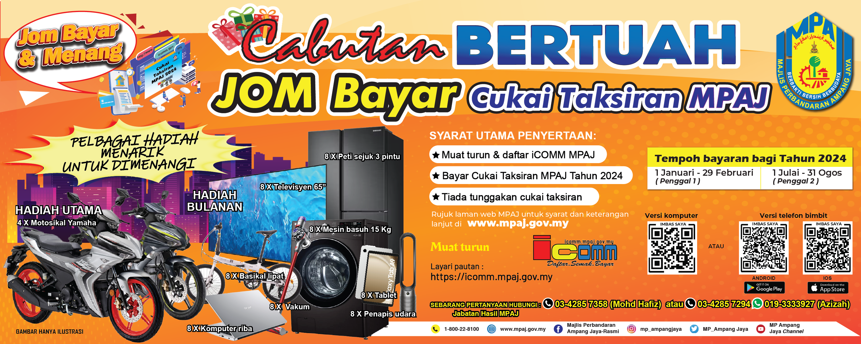 PROGRAM CABUTAN BERTUAH CUKAI TAKSIRAN MPAJ TAHUN 2024
