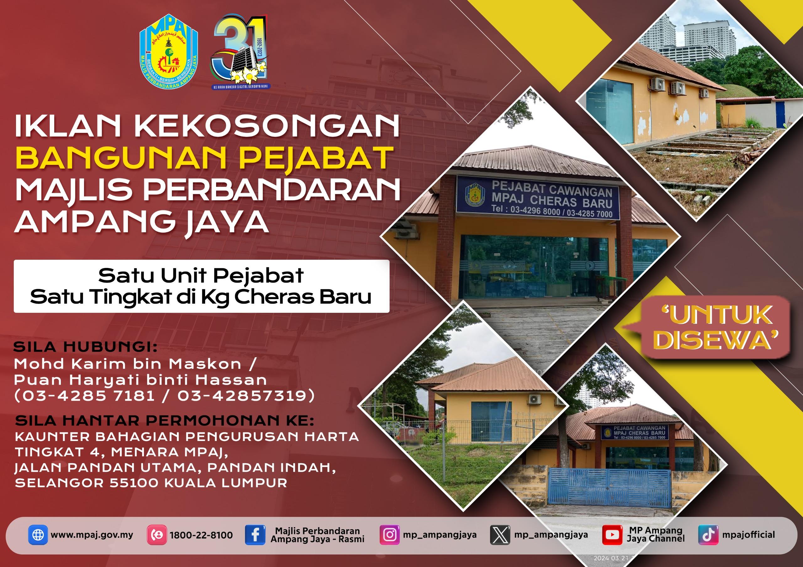 IKLAN KEKOSONGAN BANGUNAN MPAJ