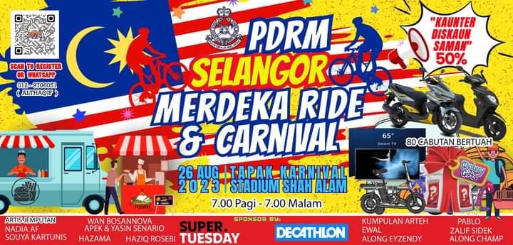 KARNIVAL PDRM Selangor Merdeka Ride 2023