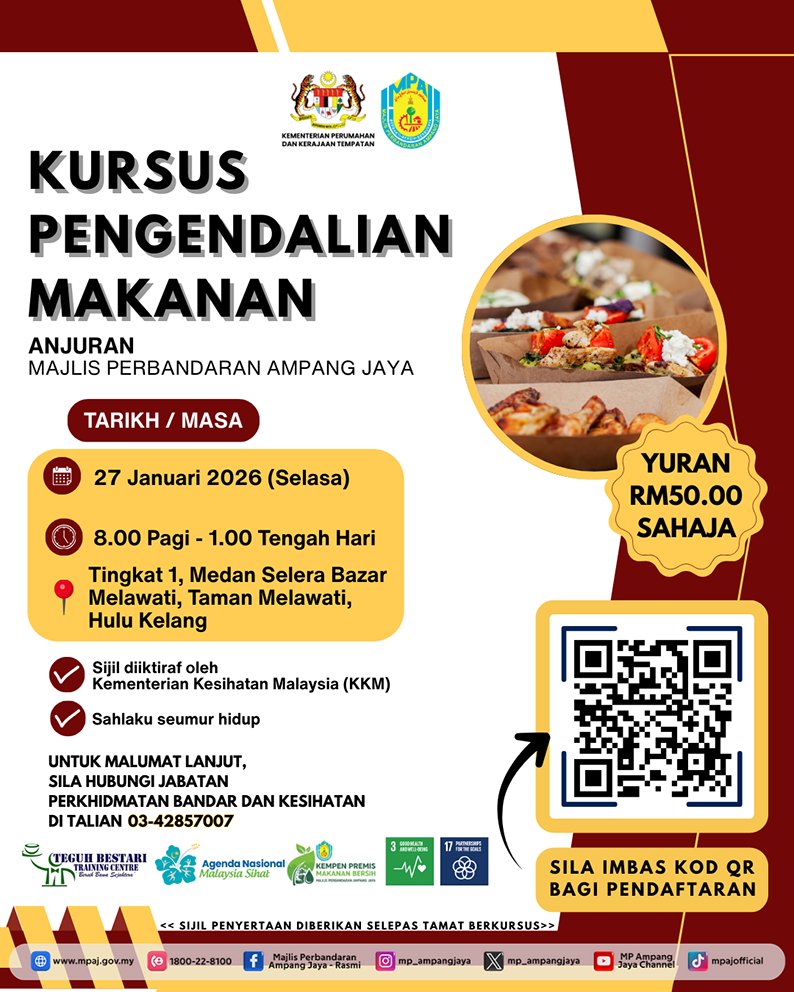 KURSUS PENGENDALIAN MAKANAN
