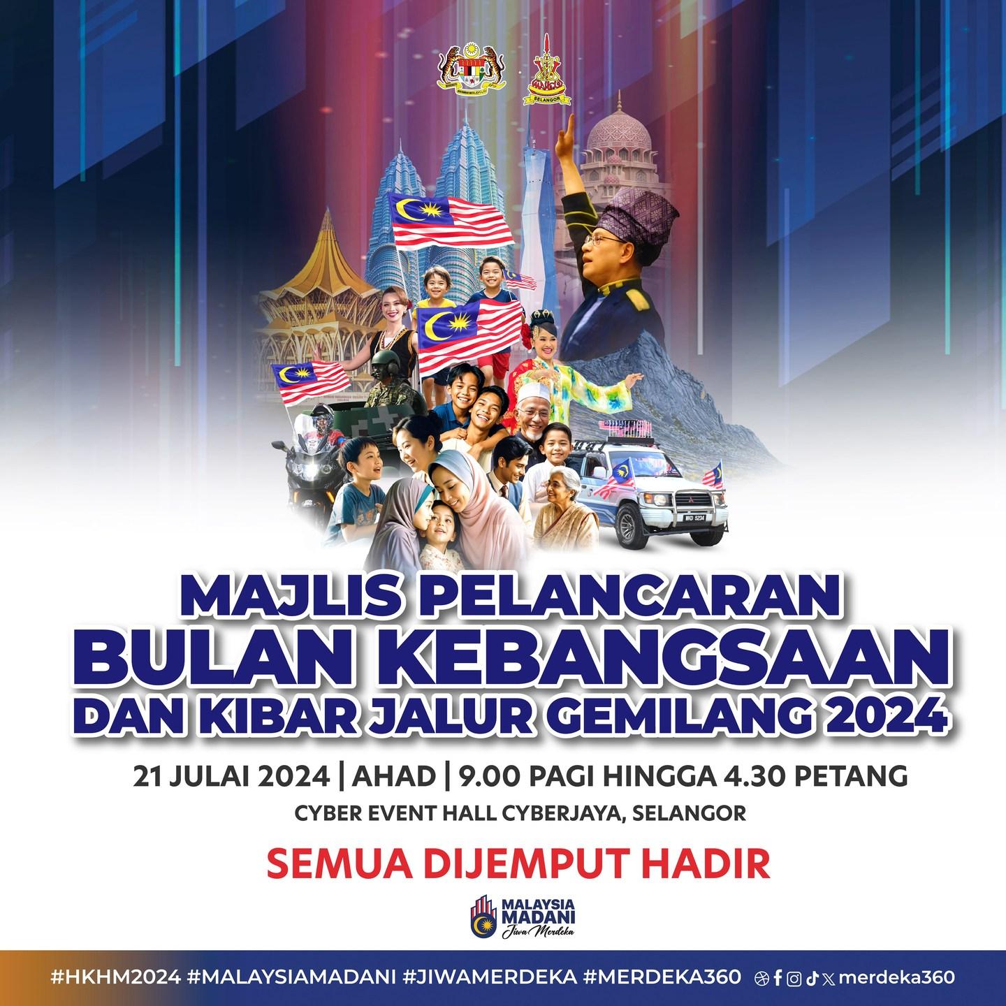 BULAN KEBANGSAAN & KIBAR JALUR GEMILANG 2024