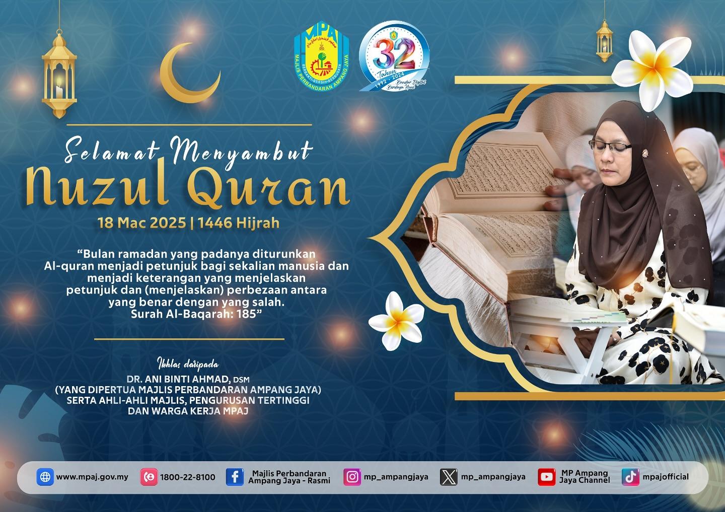 NUZUL QURAN 1466H