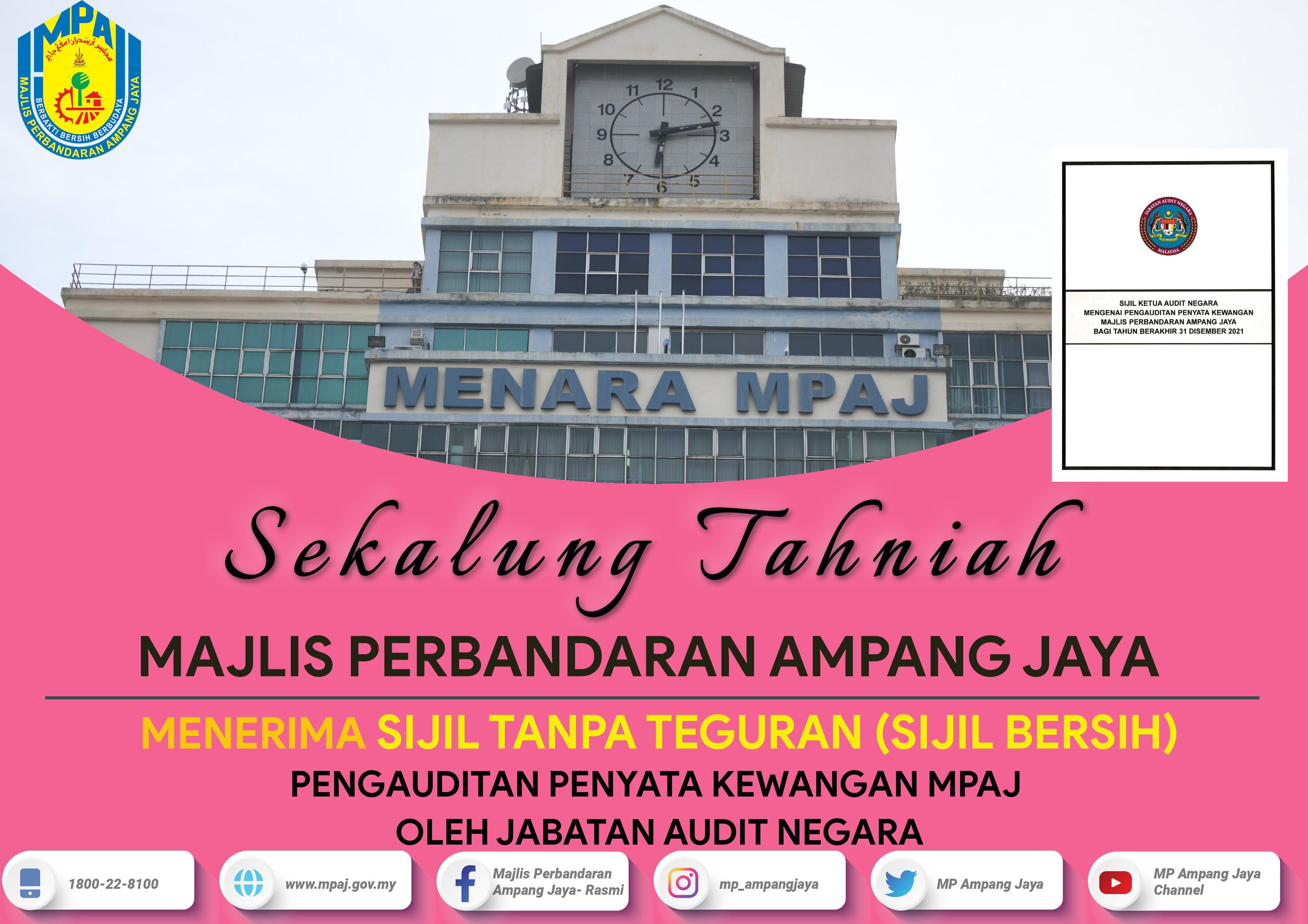 PENGAUDITAN PENYATA KEWANGAN OLEH JABATAN AUDIT NEGARA