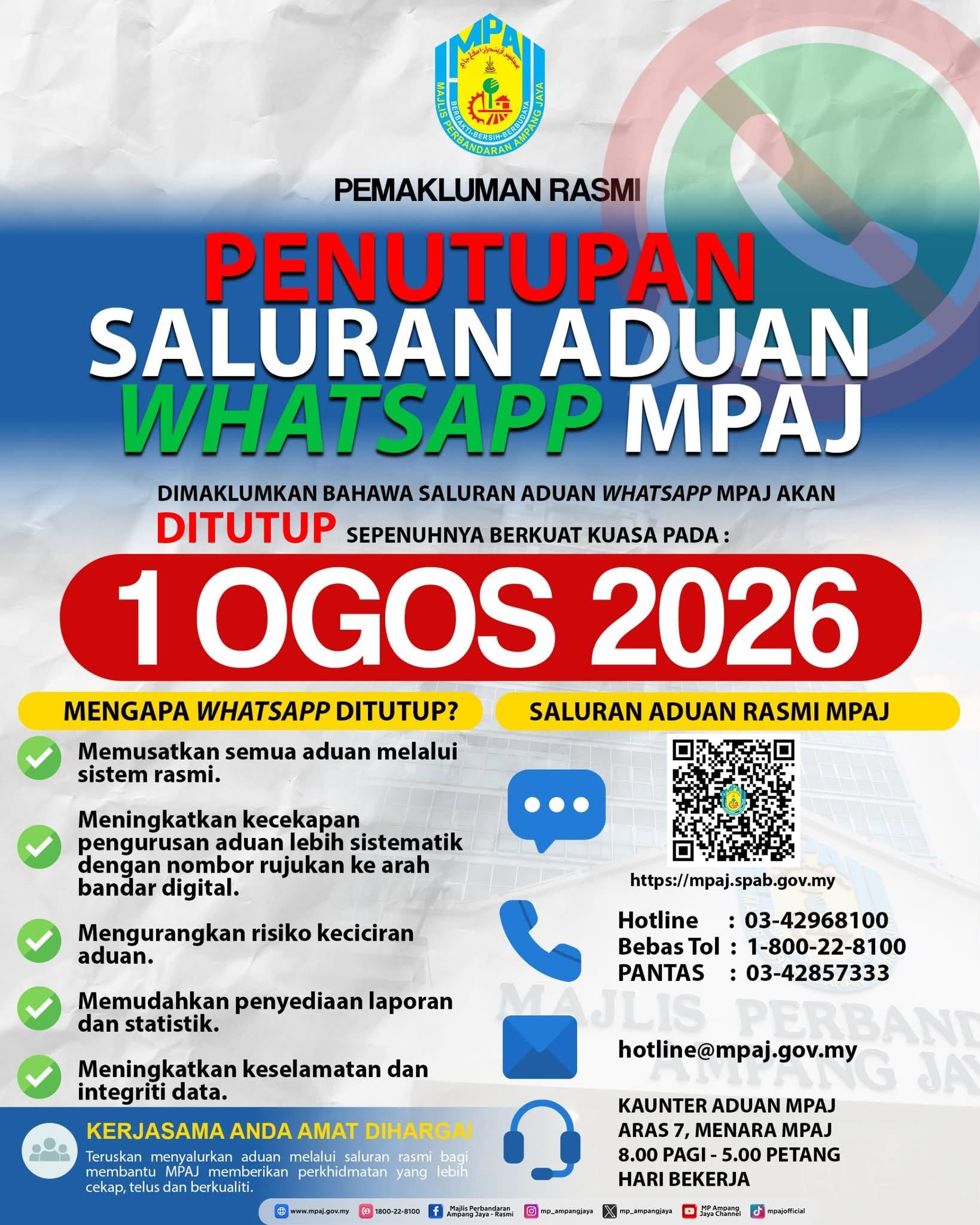 PENUTUPAN SALURAN ADUAN