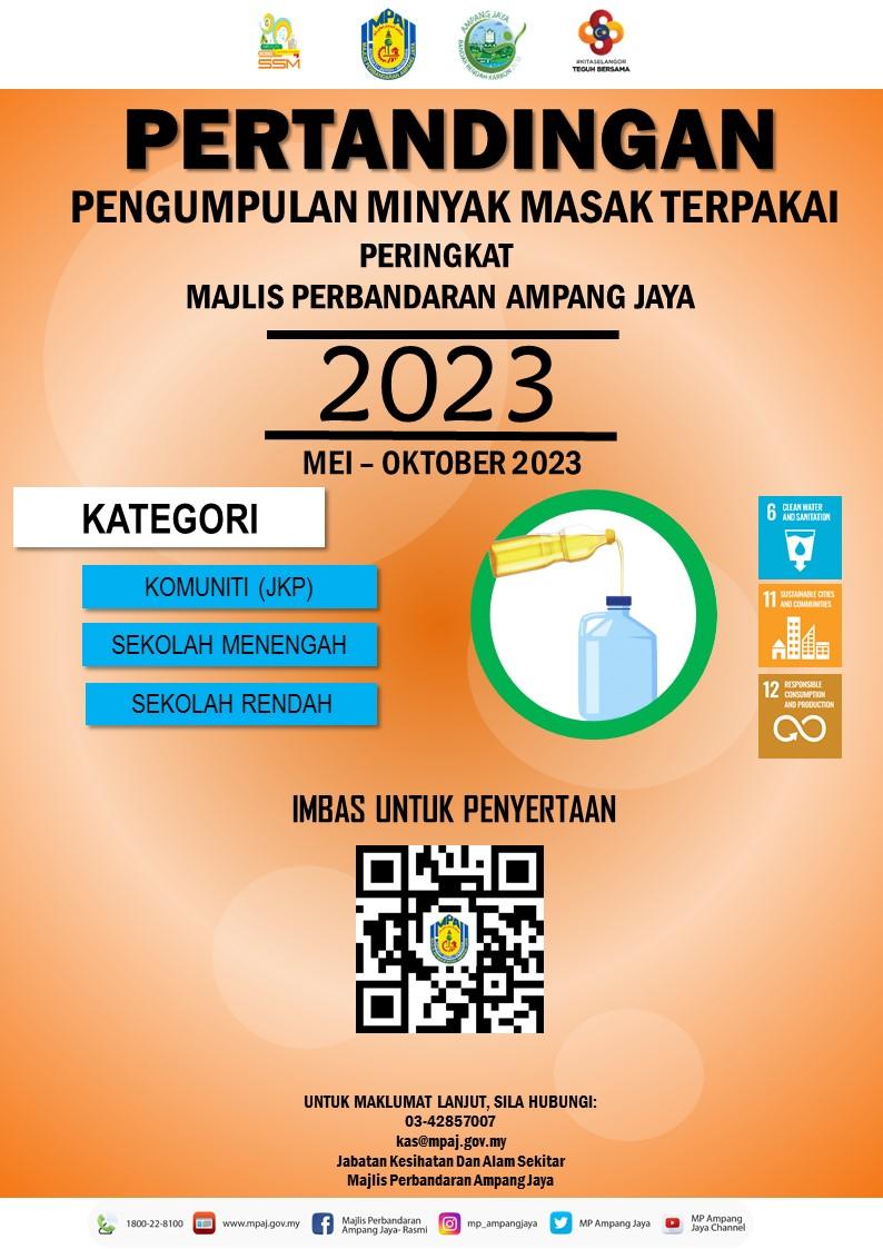 PERTANDINGAN PENGUMPULAN MINYAK MASAK TERPAKAI