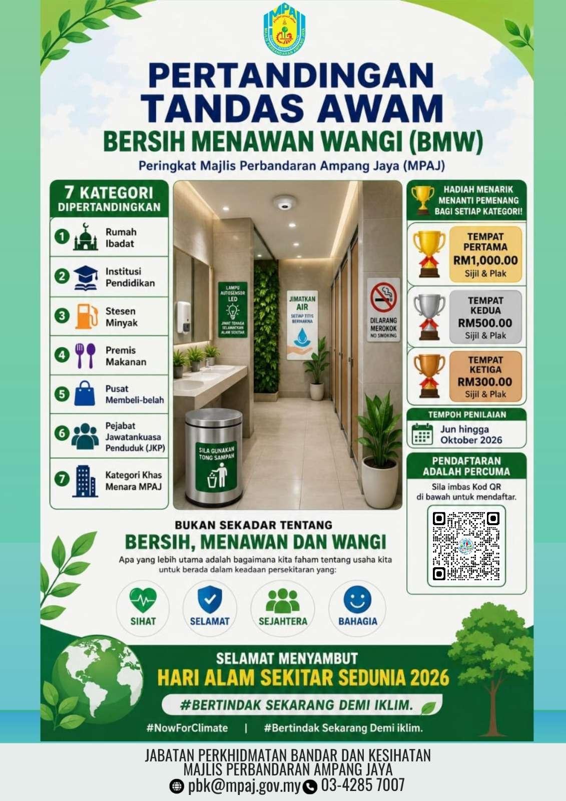 PERTANDINGAN TANDAS AWAM BERSIH MENAWAN WANGI 2026