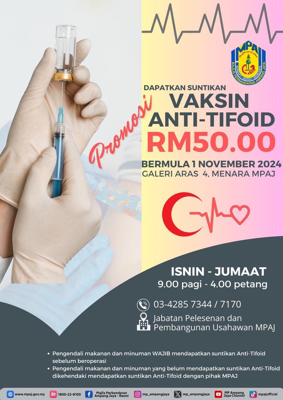 PROMOSI SUNTIKAN ANTI-TIFOID