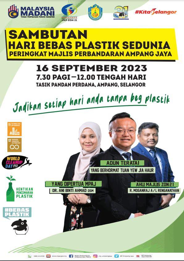 SAMBUTAN HARI BEBAS PLASTIK 