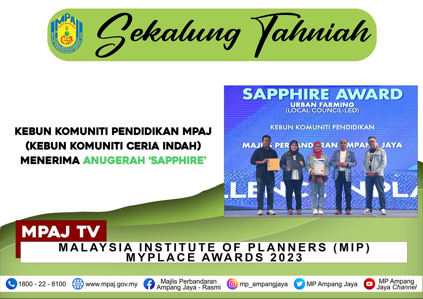 SAPPHIRE WINNER KK PENDIDIKAN MPAJ