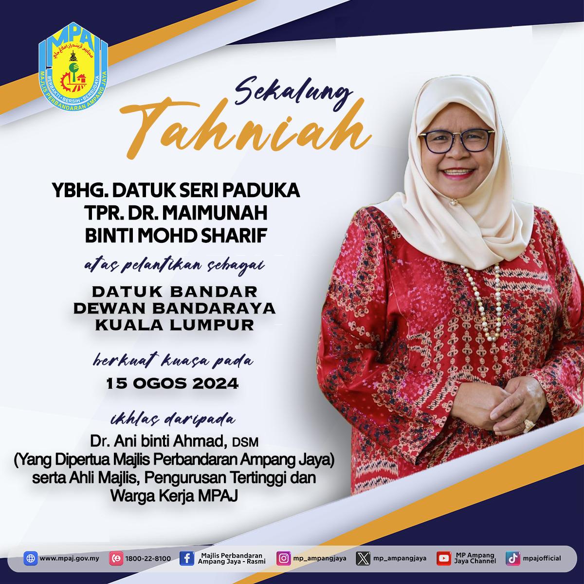 Sekalung tahniah DBKL