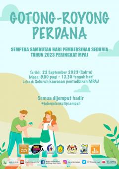 MPAJ AKAN MENGADAKAN GOTONG-ROYONG PERDANA