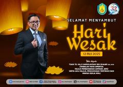 SELAMAT MENYAMBUT HARI WESAK 