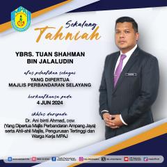 Tahniah Tn Shahman